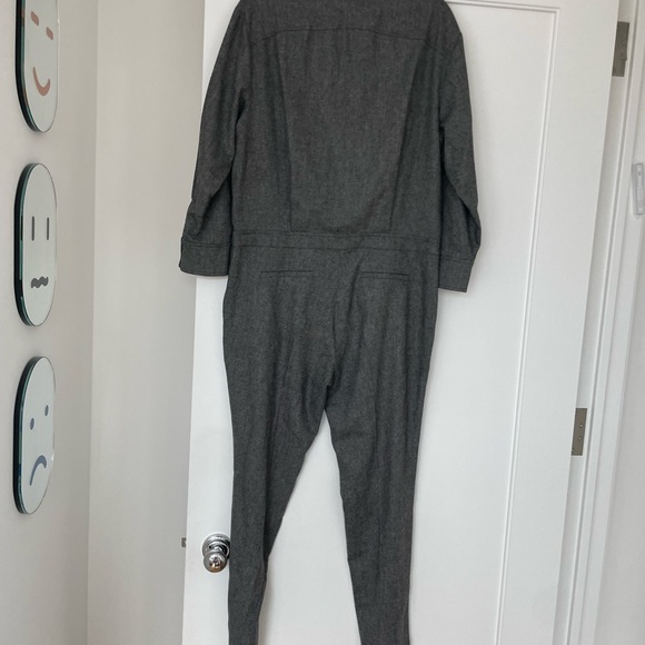 ❌SOLD❌Ba&Sh Chani Utility Long Sleeve Jumpsuit in Anthracite Grey - Picture 11 of 13
